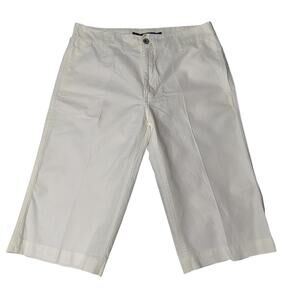 Diesel StyleLab Linen White Cargo Shorts Women's Medium Made in Italy
